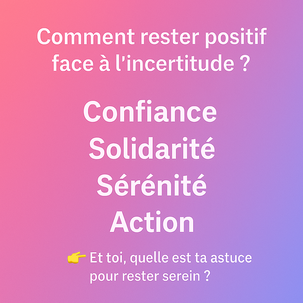 Comment se sentir face à une conjoncture instable en France ?